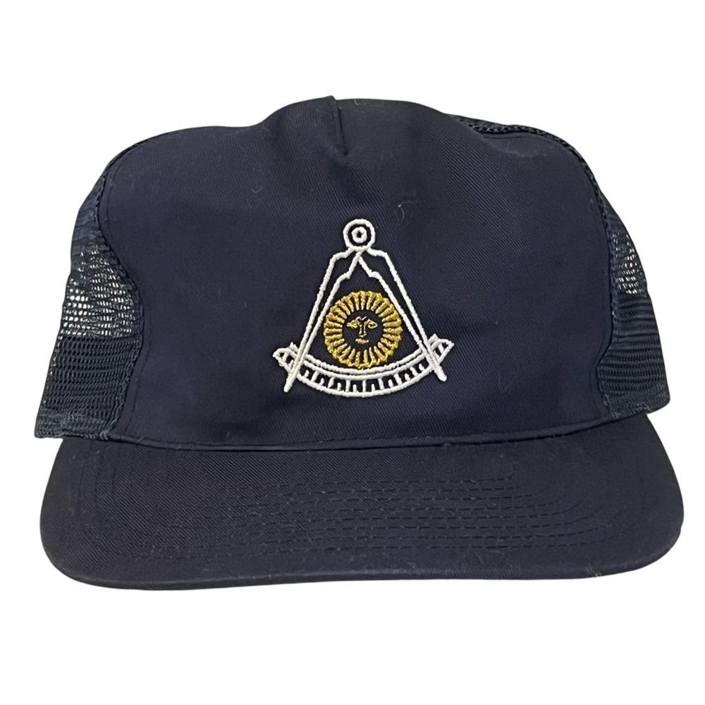ATT Headwear Blue Adjustable PROTRACTOR Trucker Hat